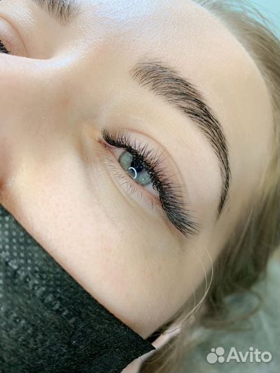 Наращивание ресниц Москва Моделирование бровей