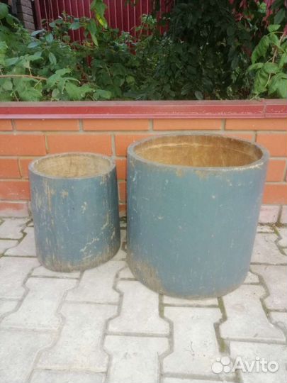 Деревянная бочка старинная. Кадка. Лот 3