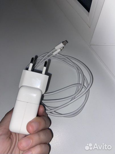 Блок питания 30w и кабель apple macbook