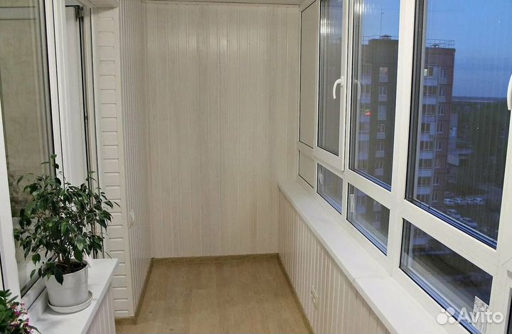 Пластиковый балкон с установкой