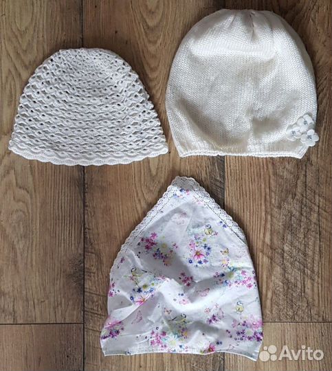 Шапки зимние, демисезонные; перчатки