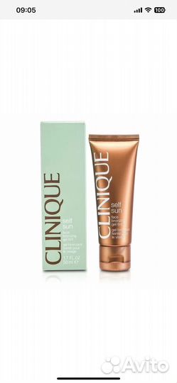 Clinique бронзирующий гель новый
