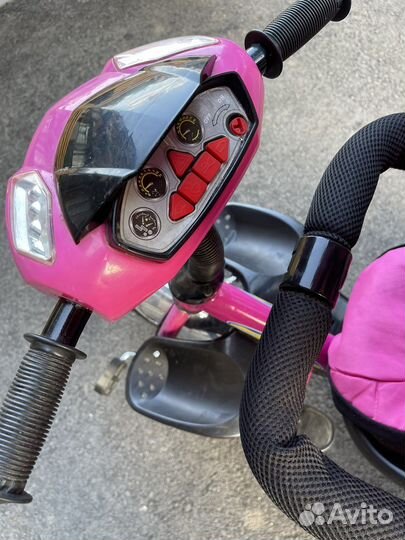 Детский велосипед с родительской ручкой