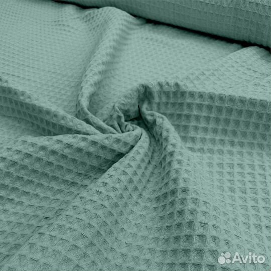 Вафельное полотно крашенное- опт крупный с фабрики