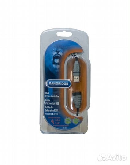 Кабель USB 2.0 AM-AF 4.5 m Bandridge BCL4305