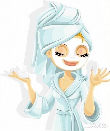 Маска увлажняет кожу лица