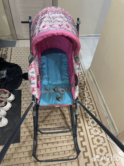 Коляска санки