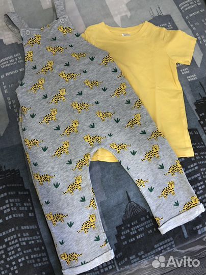 Комплект Hm комбинезон футболка