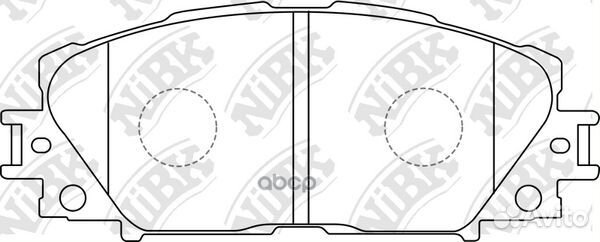 Колодки тормозные дисковые toyota prius 1.8 200