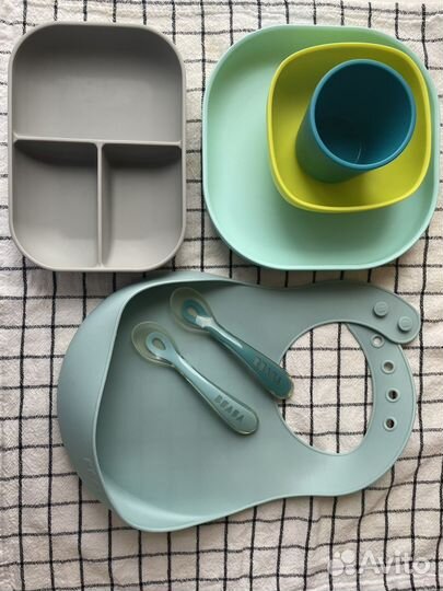 Набор силиконовой посуды Beaba