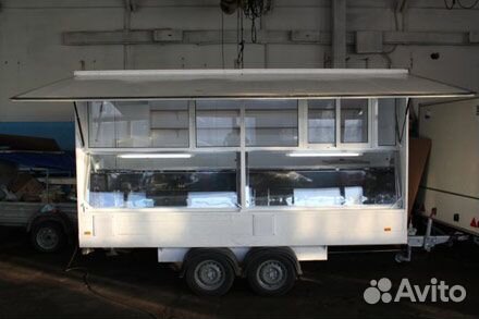 Прицеп для торговли Тонар 8745 с холодил витринами