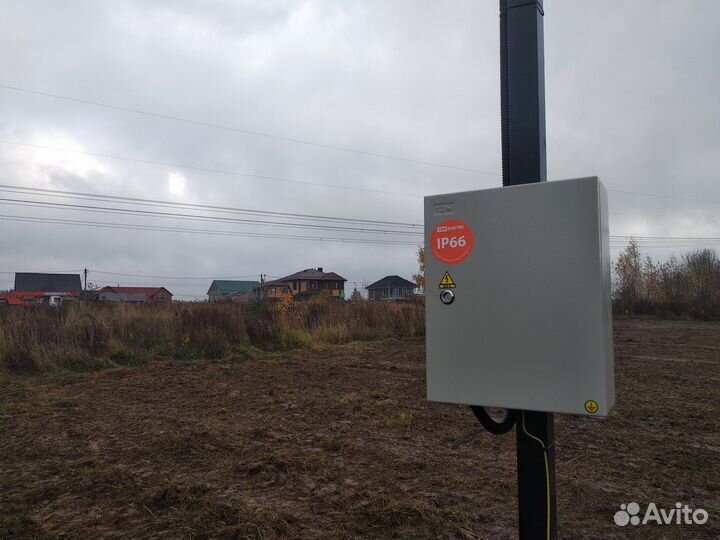 Трубостойка.ту моэск. Подключение электричества