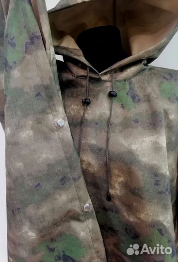 Дождевик пончо мох