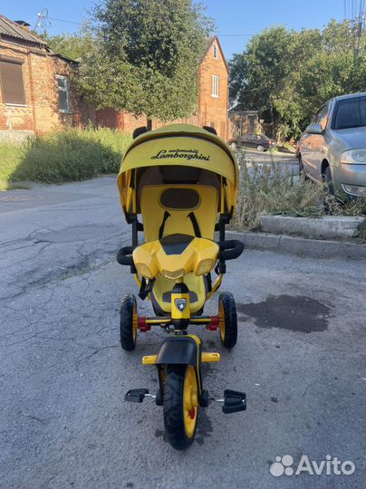 Детский трехколесный велосипед lamborghini egoist