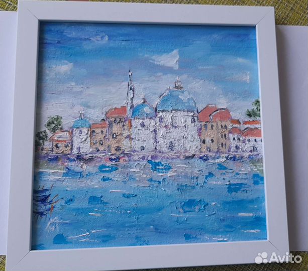 Картина маслом Венеция 