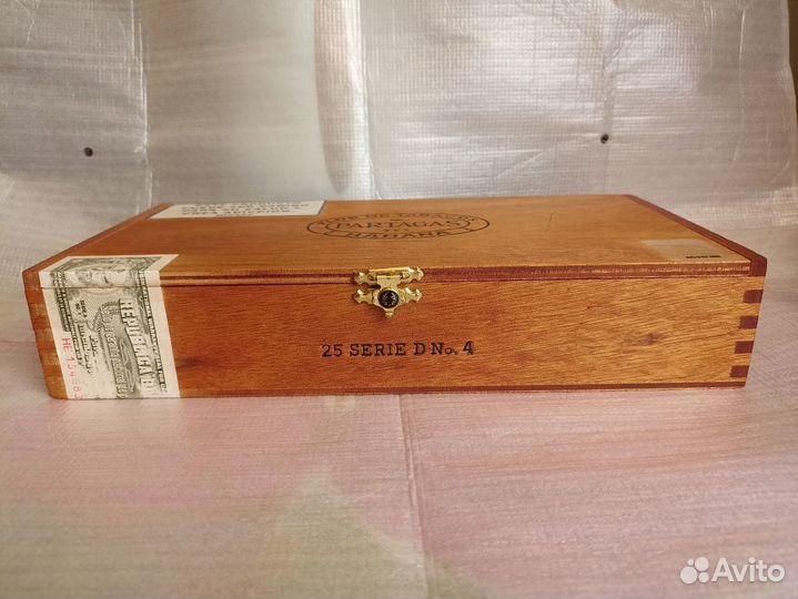 Коробка из-под кубинских сигар Partagas деревянная