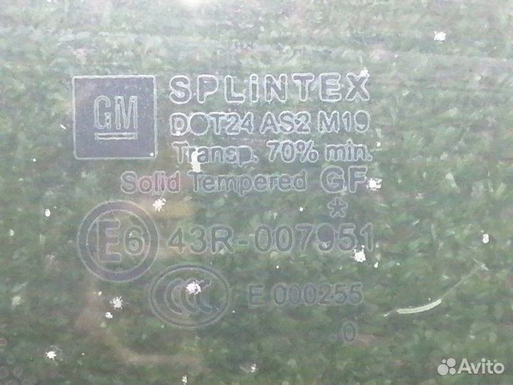 Стекло кузовное глухое переднее правое Opel Zafira