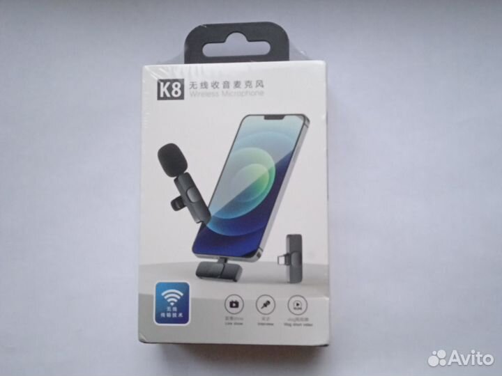 Петличный микрофон новый