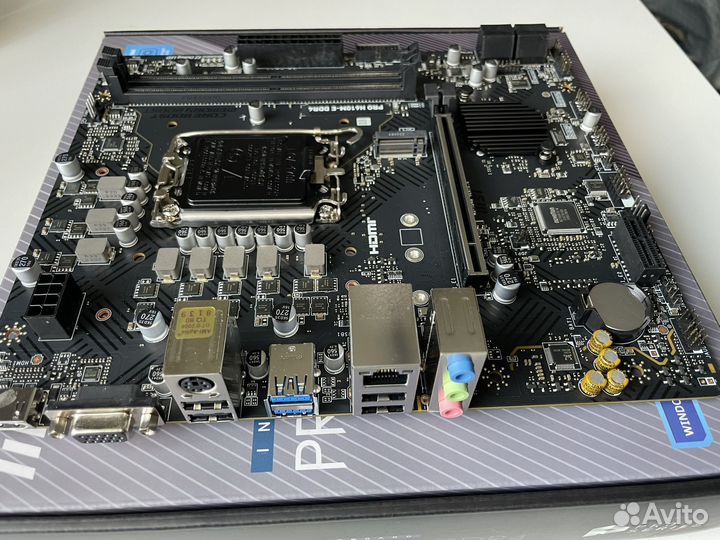 Материнская плата MSI PRO h610m e ddr4