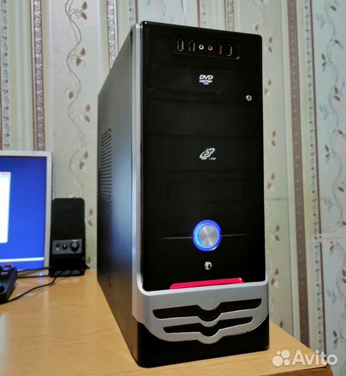 Быстрый пк для учебы, работы. AMD,SSD128gb,ddr3