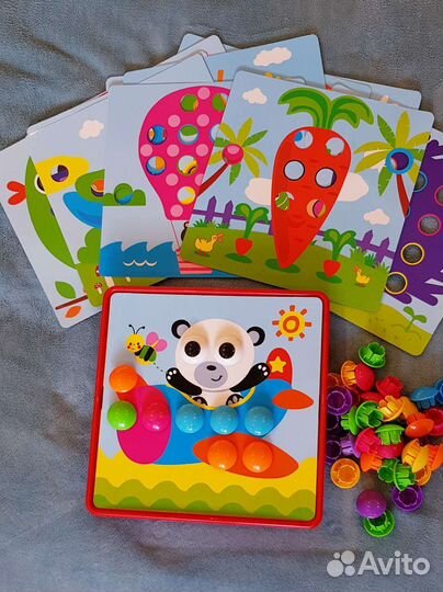 Развивающие игрушки для малышей Мозайка