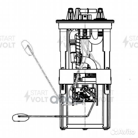 Бензонасос Hyundai Santa Fe (06) 2.2d SFM 3005
