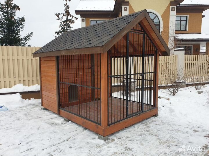Будка вольер для собаки