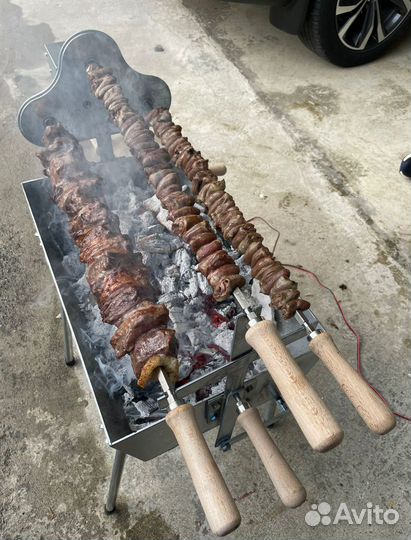Мангал автоматический угольный