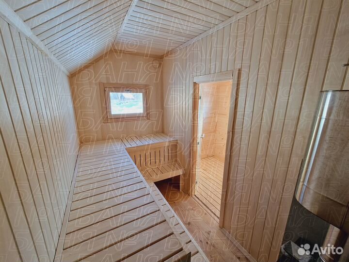 Деревянная баня под ключ