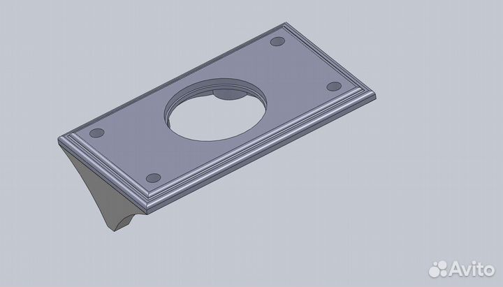 Накладка для розеток для деревянного дома/сруба