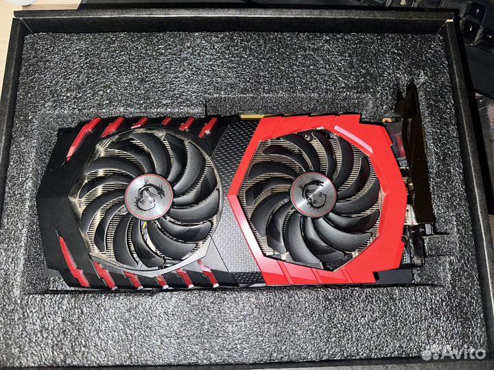 Видеокарта MSI GTX 1060 6 gb Gaming X