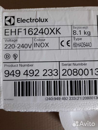 Варочная панель электрическая electrolux