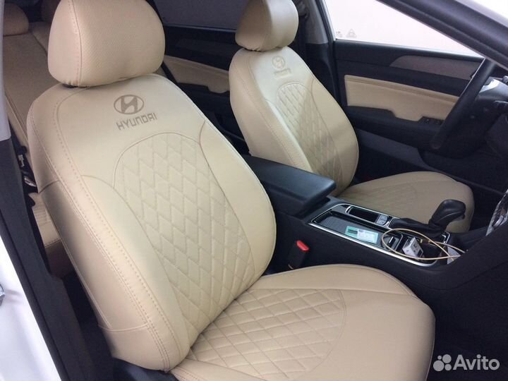 Авточехлы модельные Хендай (Hyundai) экокожа