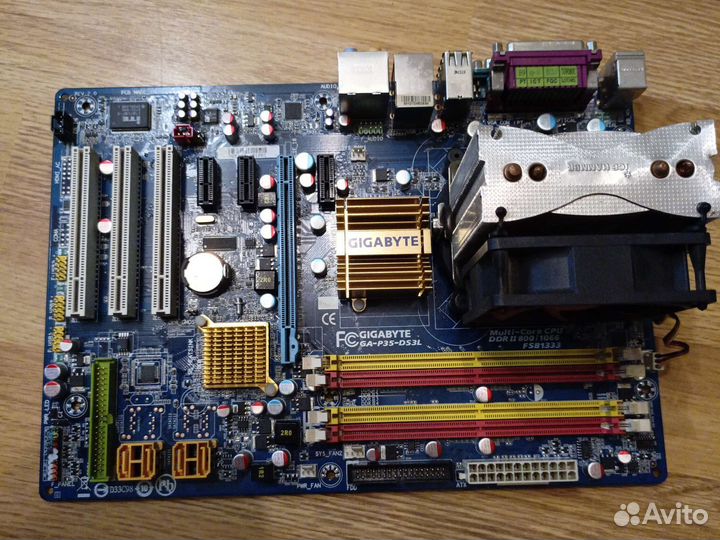 Материнская плата с процессором