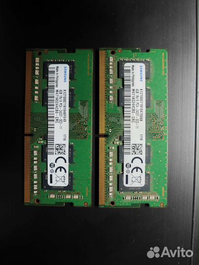 Оперативная память ddr4 8 gb samsung