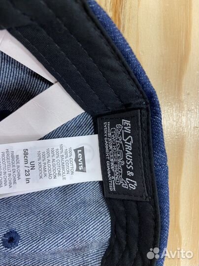 Кепка Бейсболка Levi’s - деним индиго