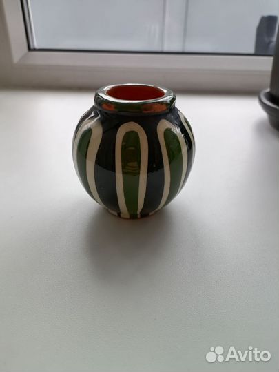 Ваза СССР редкая майолика