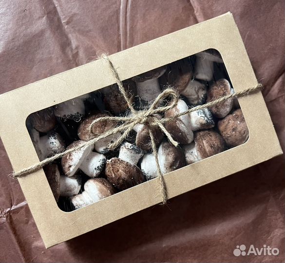 Подарок на день воспитателя грибочки из зефира