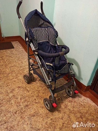 Прогулочная коляска трость бу