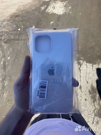 Белый чехол iPhone 12 pro max