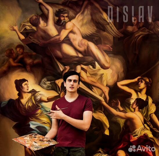 Роспись стен в интерьере Краснодар