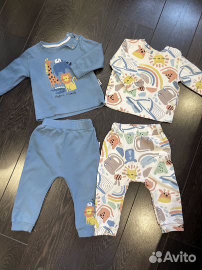 Большой пакет вещей на мальчика 74-80-86