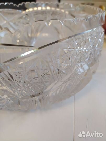 Ваза хрустальная большая СССР