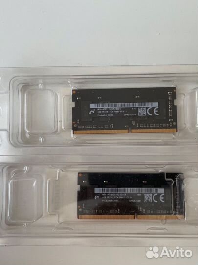 Оперативная память для ноутбука 2 по 4гб ddr4-2666