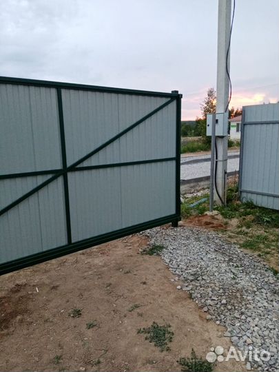 Откатные ворота под ключ