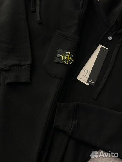 Спортивный костюм Stone Island черный LUX