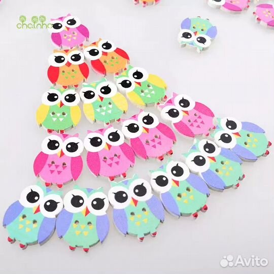 Пуговки совушки