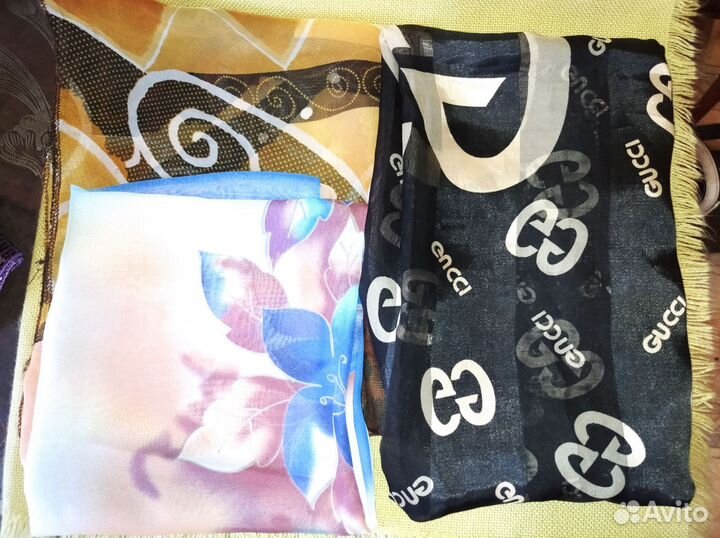 Платки, шарфы, ремни