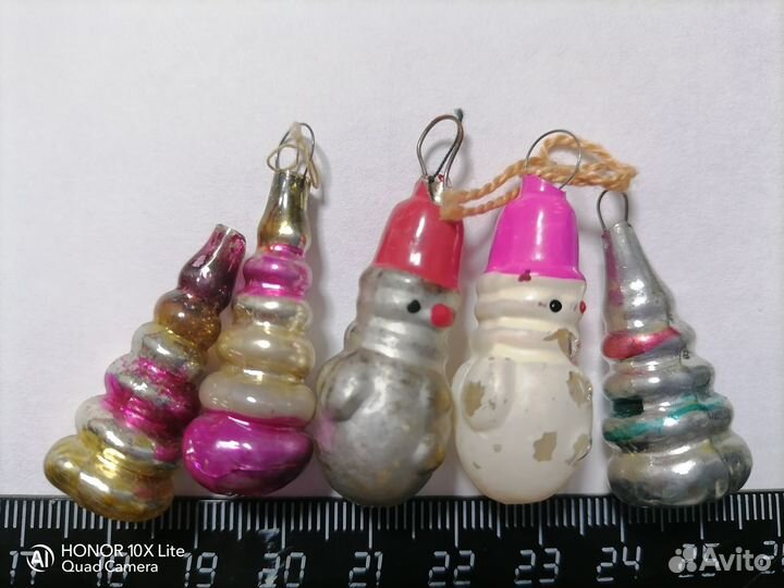 Елочные игрушки СССР малютка