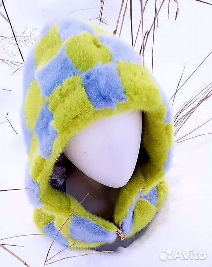 Капор капюшон из норки